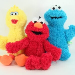 Sesame Street Classic Plush - 3 Pcs Set - Includes Elmo, Big