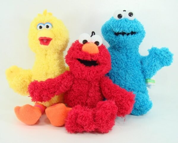 Sesame Street Classic Plush - 3 Pcs Set - Includes Elmo, Big