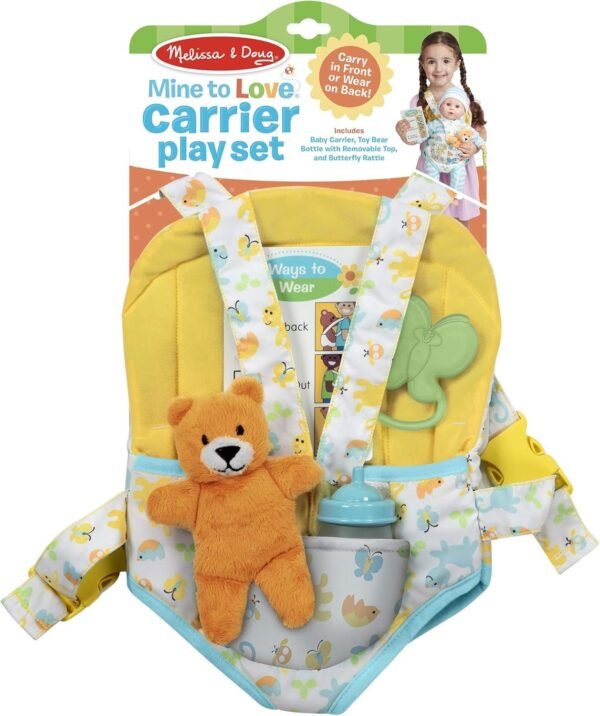 Melissa & Doug Mine to Love Carrier Play Set for Baby Dolls