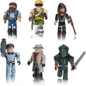 Roblox Action Collection - Q-Clash Six Figure Pack Includes Exclusive Virtual Item
