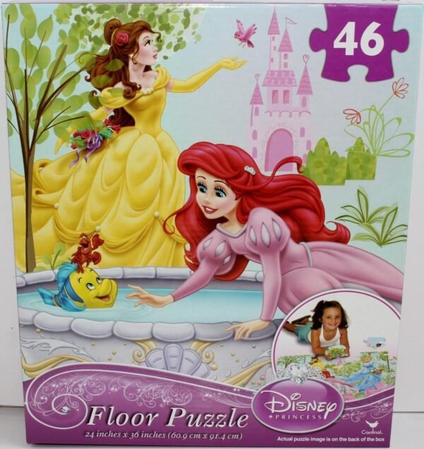 Disney Princess 46 Piece Floor Puzzle Kit Toy Fun Kids