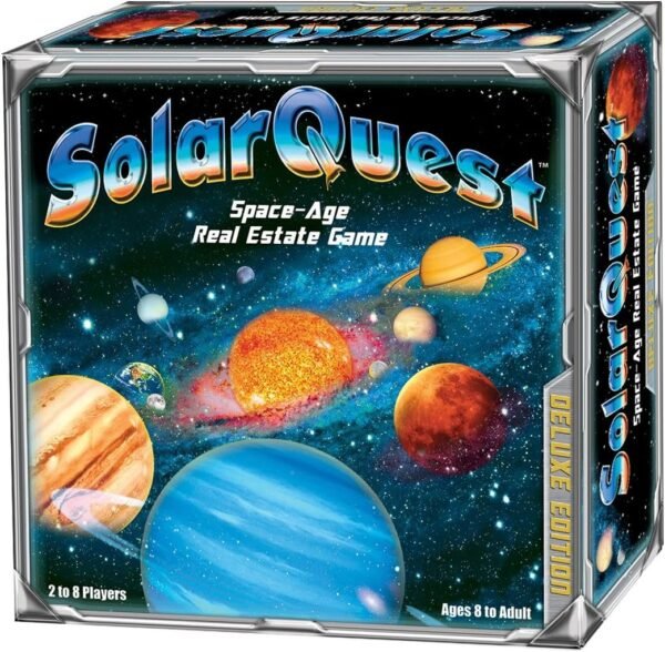 SolarQuest The Space-Age Real Estate Game Deluxe Edition - Space Adventure -