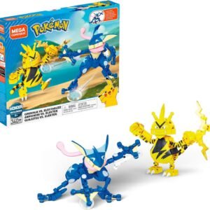 Mega Construx Pokemon Greninja Vs. Electabuzz Kit Toy Fun Kids
