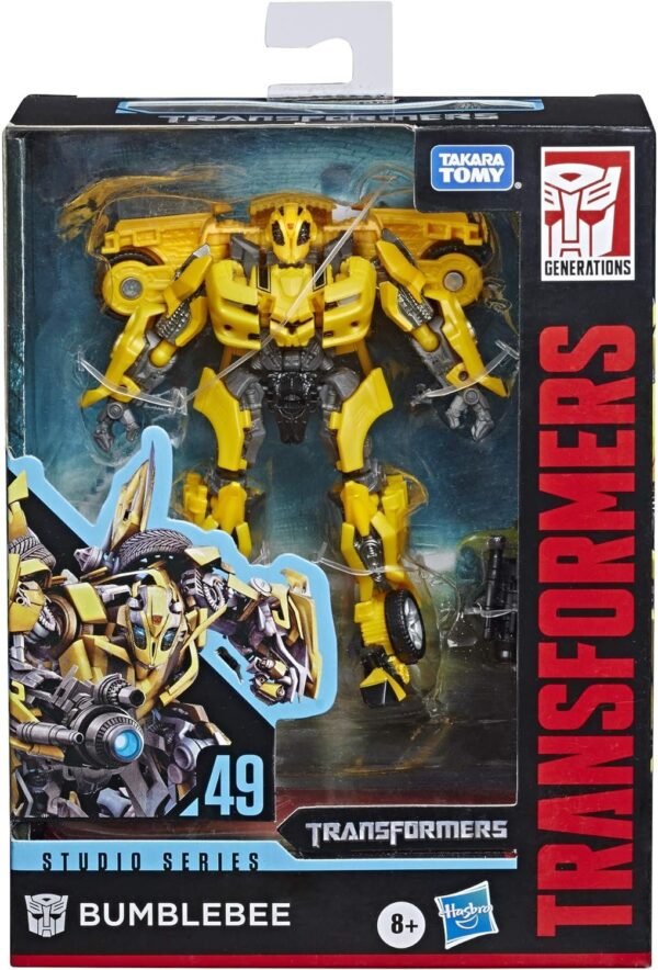 Transformers Toys Studio Series 49 Deluxe Class Movie 1 Bumblebee Action Figure