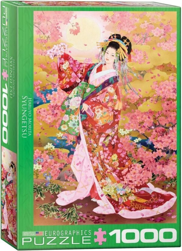 Syungetsu by Haruyo Morita 1000-Piece Puzzle Kit Toy Fun Kids