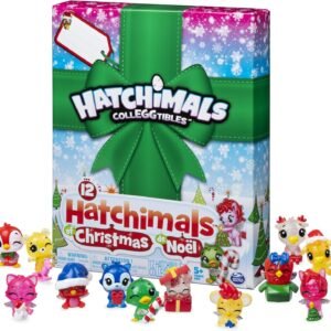 Hatchimals CollEGGtibles, 12 Hatchimals of Christmas Surprise Gift Set, for Kids Aged