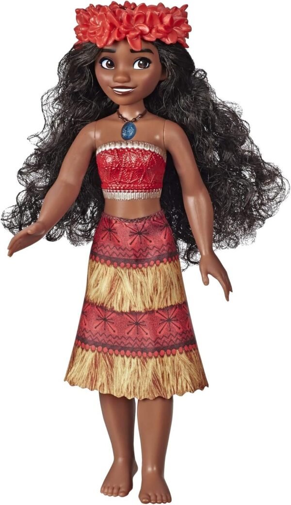 Disney Princess Musical Moana Fashion Doll with Shell Necklace, Sings How Far