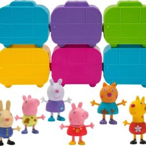 Peppa Pig Surprise Mini Camper 6 Pack, Includes 6 Mystery Figures and