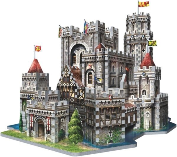 Wrebbit 3D King Arthurs Camelot 3D Puzzle 865-Piece Kit Toy