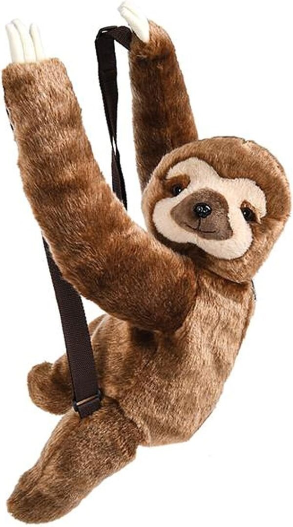 Plush Animal Childrens Travel and Adventure Backpack Bag - Sloth