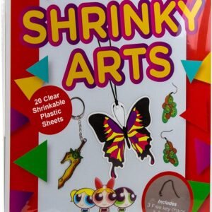 Dabit Shrinky Art Paper 20-Pack, Shrinky A Dinks Sheets For Boys And