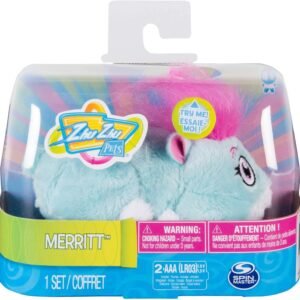 Zhu Zhu Pets - Merritt, Furry 4 Hamster Toy with Sound and