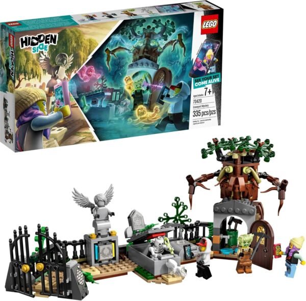LEGO Hidden Side Graveyard Mystery 70420 Building Kit, App Toy for 7+