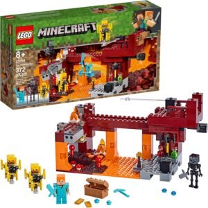 LEGO Minecraft The Blaze Bridge 21154 Building Kit 372 Pieces