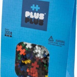 PLUS PLUS Basic Mix - 300 Piece, Construction Building Stem/Steam Toy, Mini