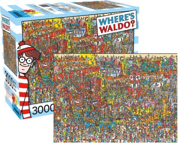 Wheres Waldo 3,000pc Puzzle Kit Toy Fun Kids Pack Set