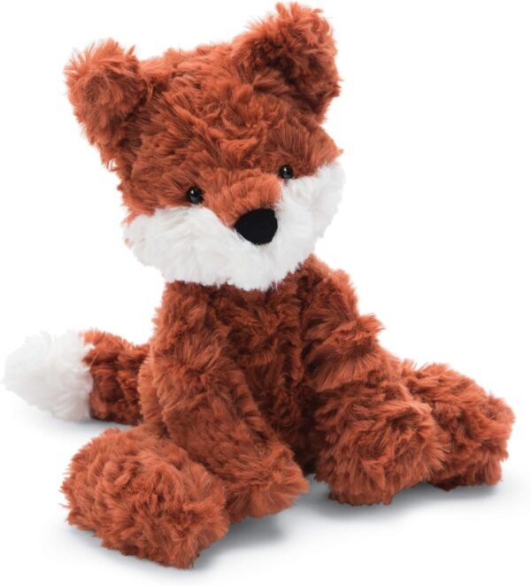 Jellycat Squiggle Fox Stuffed Animal, Small, 9 inches Kit Toy