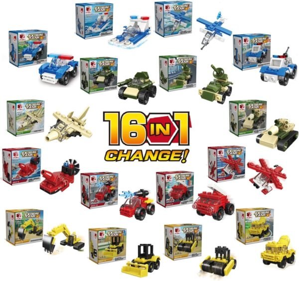 inFUNity Mini 16 in 1 Building Blocks Compatible with Lego Party Favors