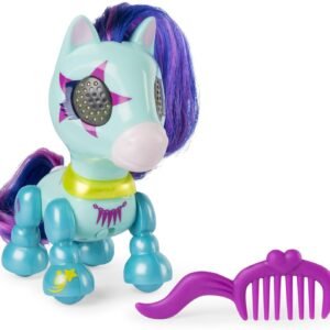 Zoomer Zupps Pretty Ponies, Star, Series 1 - Interactive Pony with Lights,