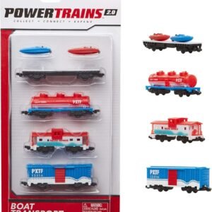 Power Trains Car Pack Series 2, Set of 4 Train Cars