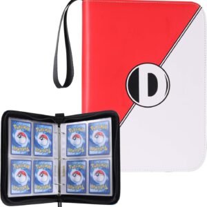 D DACCKIT Carrying Case Binder Compatible with Pokemon Card, Holds Up to