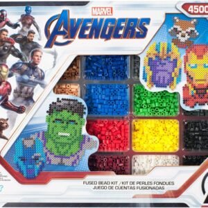 Perler PER8054346 Marvel Avengers Fuse Bead Kit, 4503pc, 10 Patterns, Multicolor