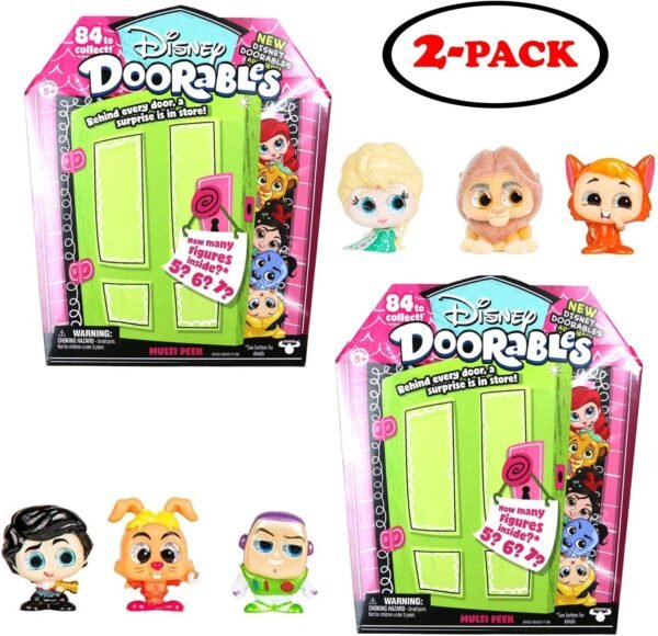 Disney Doorables Season 2 Multi Peek 2 Pack with 2 GosuToys Stickers