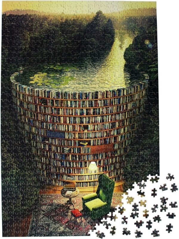 Moruska Puzzles for Adults 1000 Pieces Wooden Jigsaw Puzzle Challenge and Fun