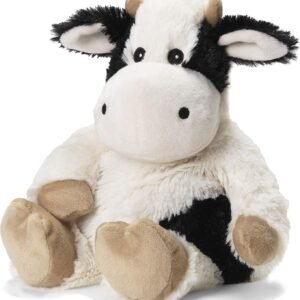 Intelex Warmies Microwavable French Lavender Scented Plush, Black & White Cow Warmies