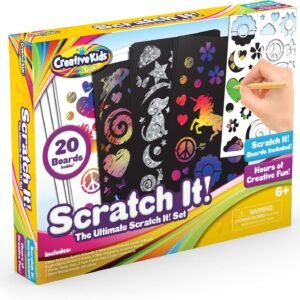 Creative Kids Ultimate Scratch It Off Papers Activity Set for Kids Rainbows