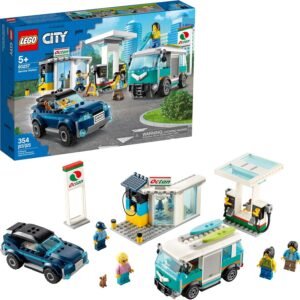 LEGO City Service Station 60257 Pretend Play Toy, Building Sets for Kids,