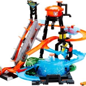 Hot Wheels Ultimate Gator Car Wash Playset Kit Toy Fun