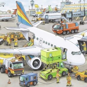 Ravensburger Busy Airport - 35 Piece Jigsaw Puzzle for Kids Every Piece