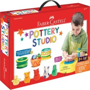 Faber-Castell Do Art Pottery Studio, Pottery Wheel Kit for Kids