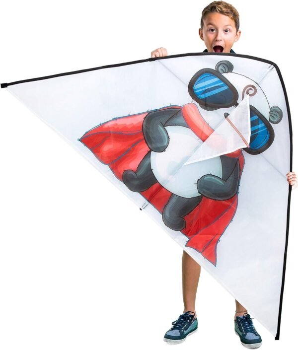 JEKOSEN 64 Panda Large Delta Kite for Kids and Adults Single Line