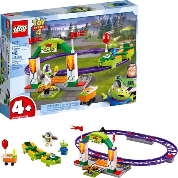 LEGO Disney Pixars Toy Story 4 Carnival Thrill Coaster 10771 Building Kit