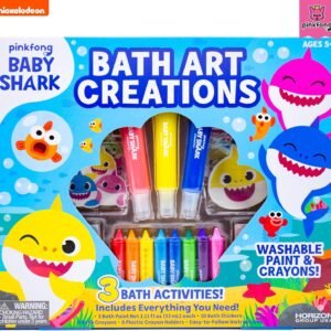 Baby Shark Bath Art Creations by Horizon Group USA, Draw Fun &