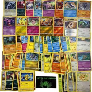 Untapped Games 100 Pokemon Cards with 10 Rares, 5 Foils, and How