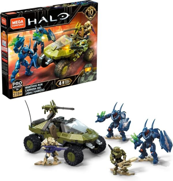 Mega Construx Halo Warthog Run Kit Toy Fun Kids Pack