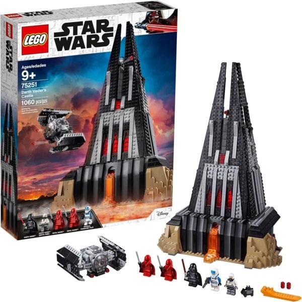 LEGO Star Wars Darth Vaders Castle 75251 Building Kit includes TIE Fighter,