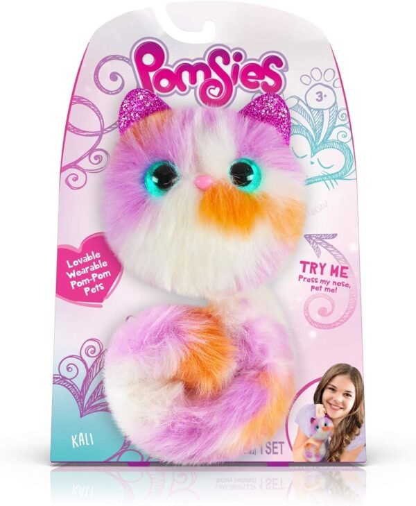Pomsies 1978 Kali - Amazon Exclusive, White/Purple/Tangerine Kit Toy Fun
