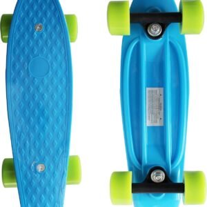 SK8MEMO 17x5 Inch Mini Skateboard with Top Design, Mini Cruiser Skateboard for