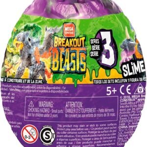 Mega Construx Breakout Beasts Styles May Vary, Wave 3 Kit