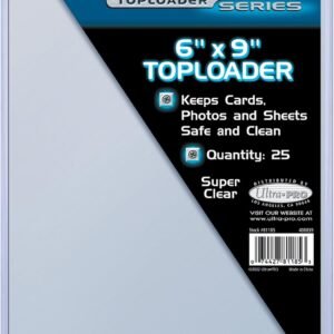 Ultra Pro 6 X 9 Toploader 25ct Kit Toy Fun