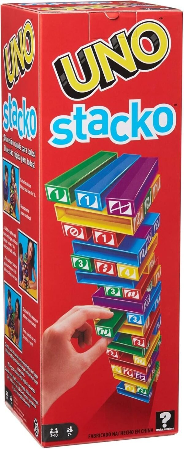 UNO Stacko Kit Toy Fun Kids Pack Set Play Activity