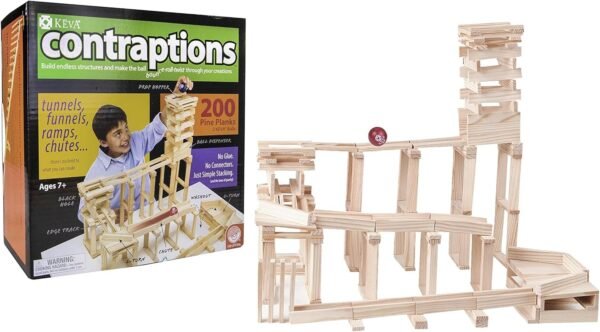 KEVA Contraptions Plank Set Kit Toy Fun Kids Pack Play