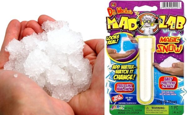 JA-RU Magic Snow Making Kit Game Pack of 1 Easy to Make