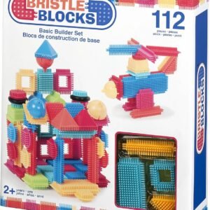 Bristle Blocks by Battat The Official Bristle Blocks 112Piece Creativity Building Toys