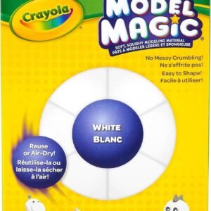 Crayola Model Magic Single Packs, White blanc, 3 Oz Kit