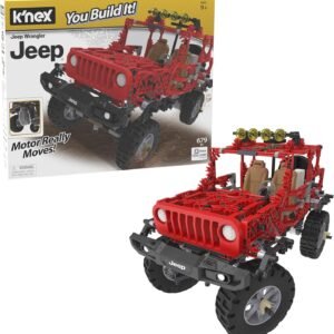 KNEX Jeep Wrangler Building Set - 682 Parts - Authentic Battery Powered